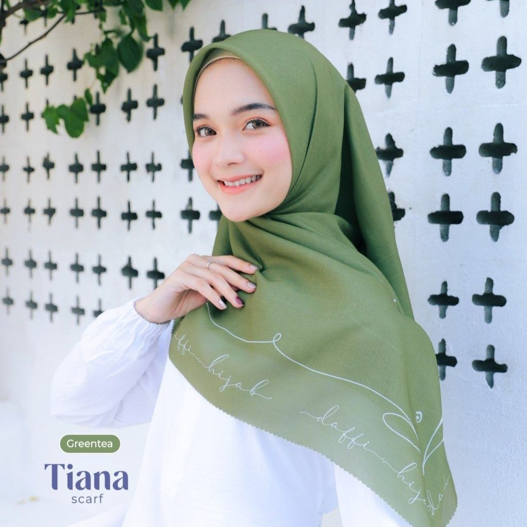 Jilbab segi empat TIANA Scarf Ori by DAFFI Hijab
