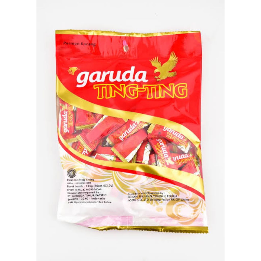 

TING TING GARUDA 125GR (ISI +- 50 BUTIR)