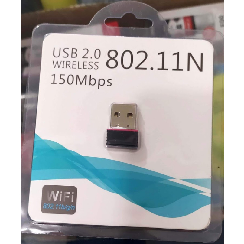 Adapter USB 2.0 Wifi Laptop Komputer PC penangkap jaringan wireless wifi internet Windows 7 10 150mb