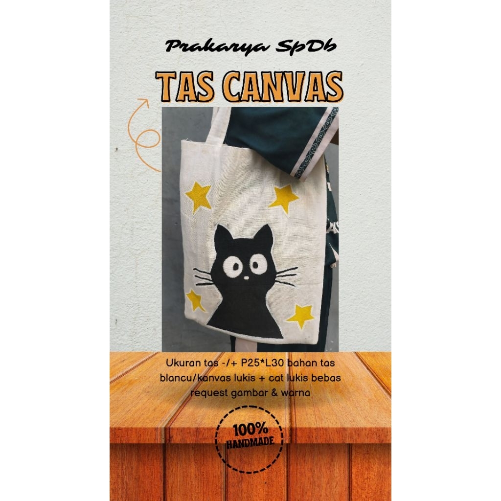 

Tas lukis kanvas | tugas SPDB || tugas sekolah