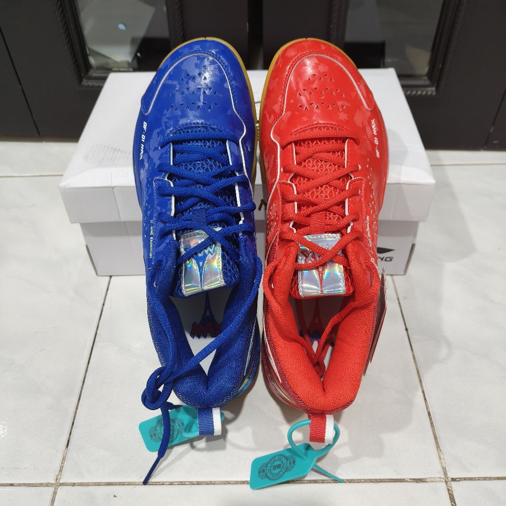 SEPATU LINING DF 01 MAX PARIS OLYMPIC 2024 LIMITED EDITION - Size EUR 43 - AYAU 005-2 SPORT Badminto