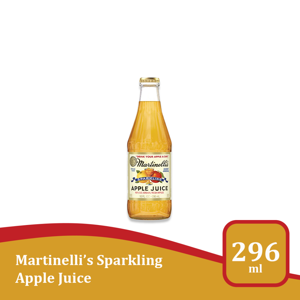 

Martinelli's Sparkling Apple Juice 10 fl oz - Minuman impor USA
