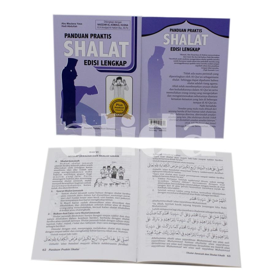 Buku Tuntunan Shalat HVS Besar, Panduan Praktek Sholat - Pustaka Nun