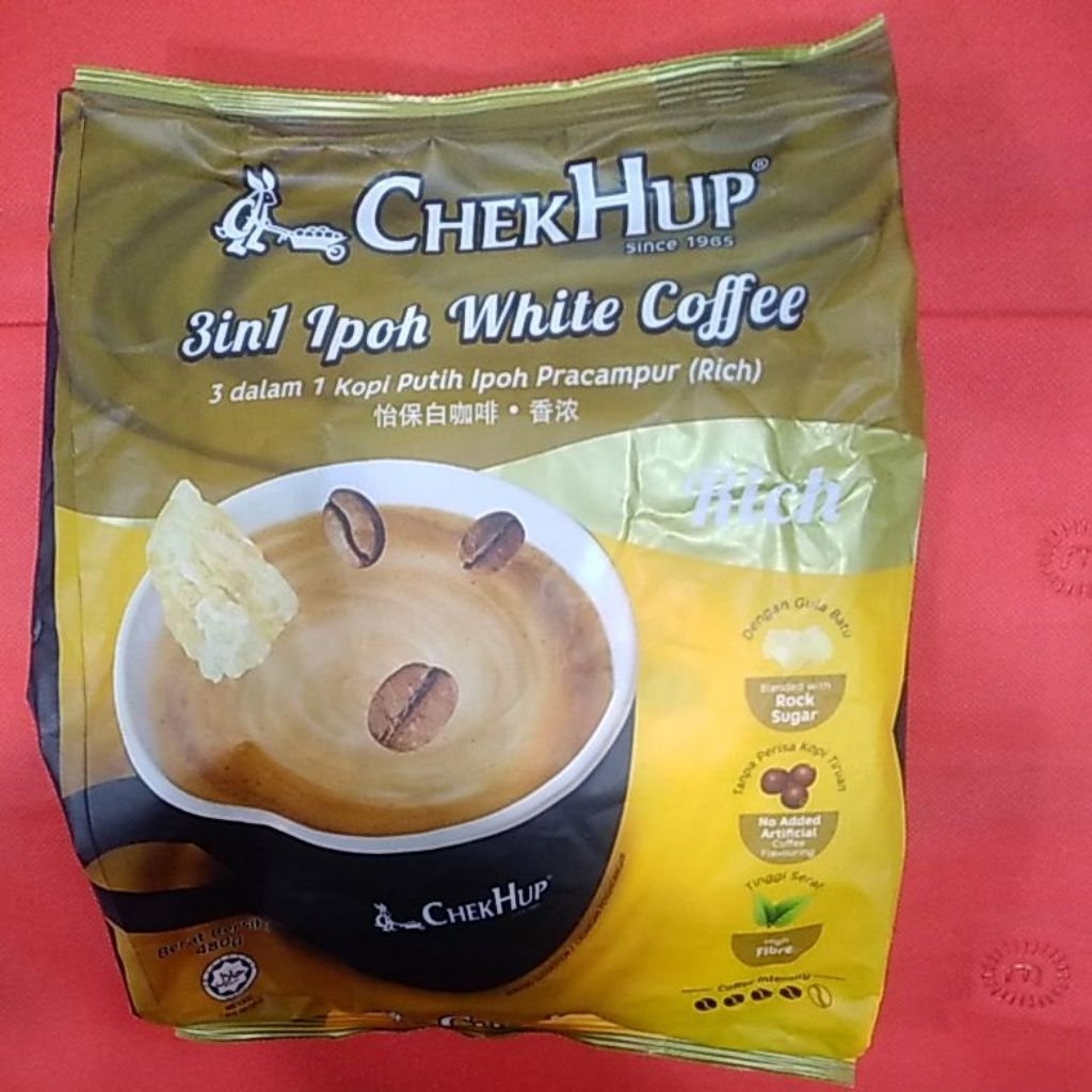 

ChekHup 3in1 Ipoh White Coffee (Rich) Sachet