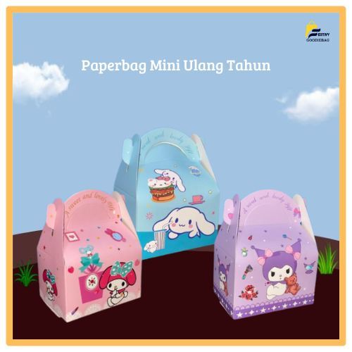 

FG Paper Bag Paperbag Ulang Tahun /Tas BIRTHDAY EDITION / Goodie Bag Berakarakter PP44