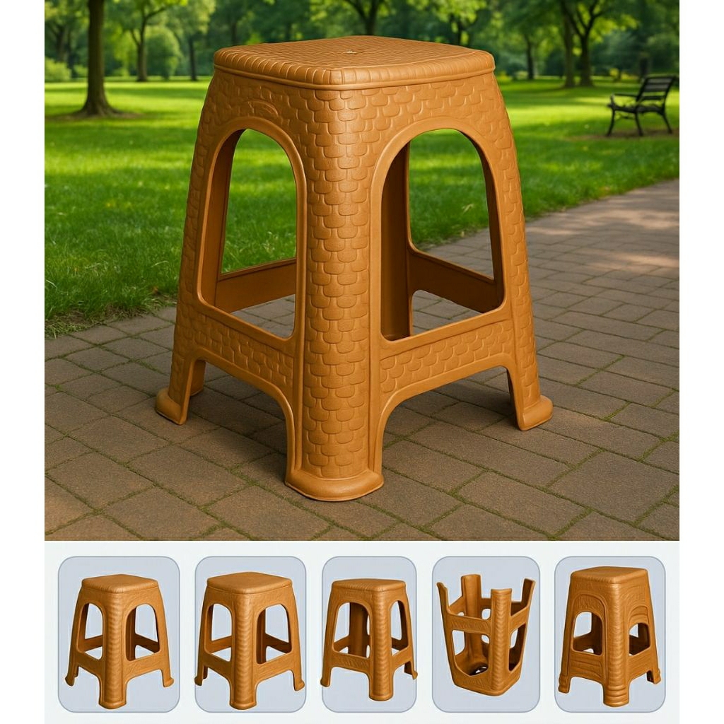 Kursi Plastik Motif Rotan buat makan Bakso Acara Duduk Sumo Tabitha Plastic Chair bisa untuk BBQ Bar