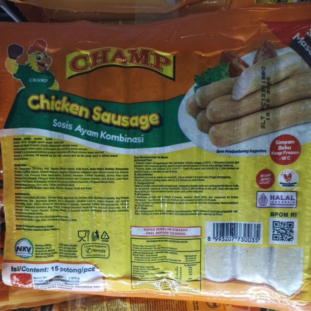

Champ Chicken Sausage