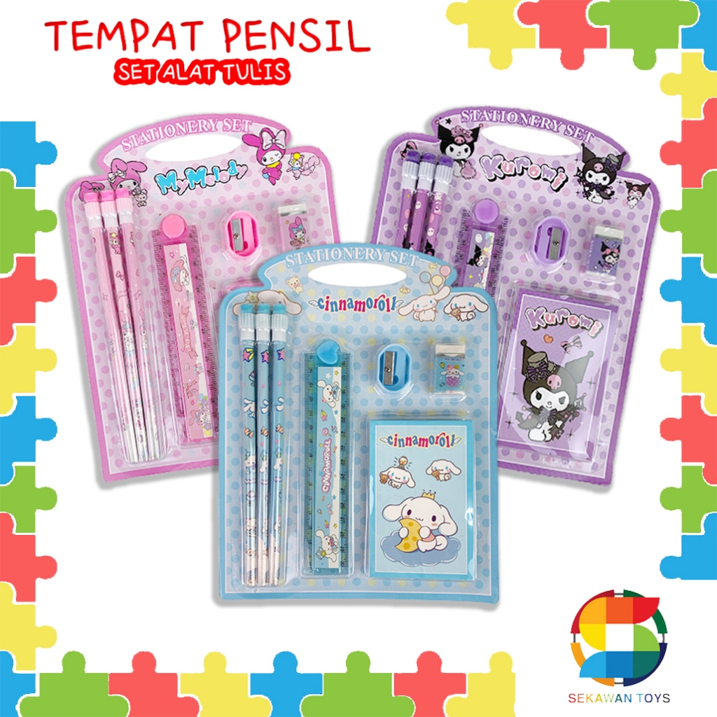 

Satu Set Alat Tulis Pensil 3 / Set Alat Tulis dan Notebook Kecil / Set Alat Tulis Lengkap / Bergambar dan Notebook 067-463