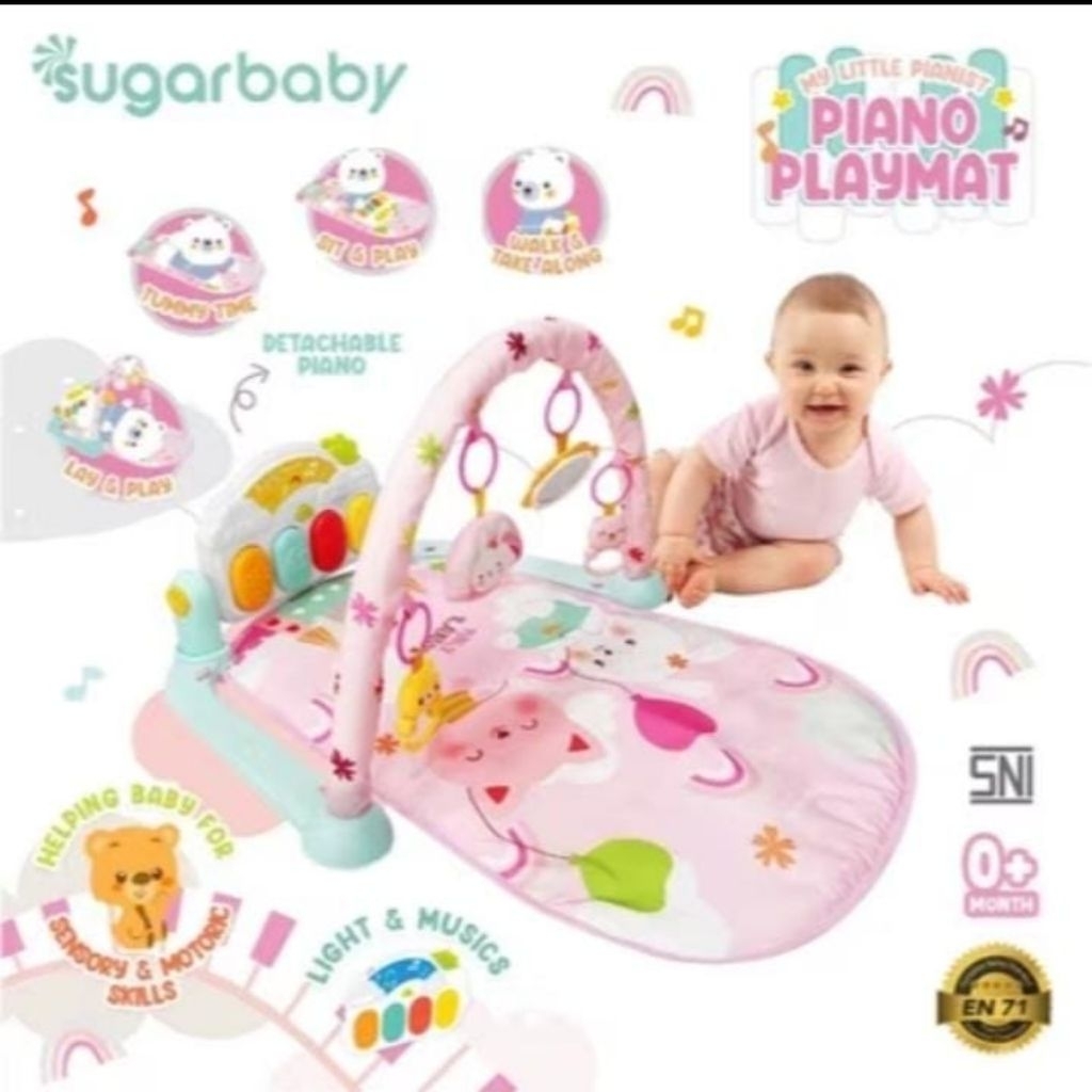 PLAYGYM Sugarbaby Piano Playgym Playmat Music
