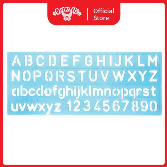 

Butterfly Penggaris Huruf Teknik Cetakan Template HA-270