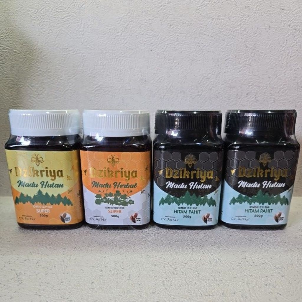 

Madu Dzikriya Madu Hutan Hitam Manis Herbal 500g