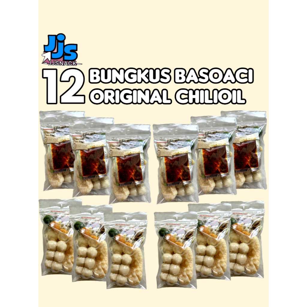 

PAKET 12 BUNGKUS BASO ACI ORIGINAL CHILI OIL