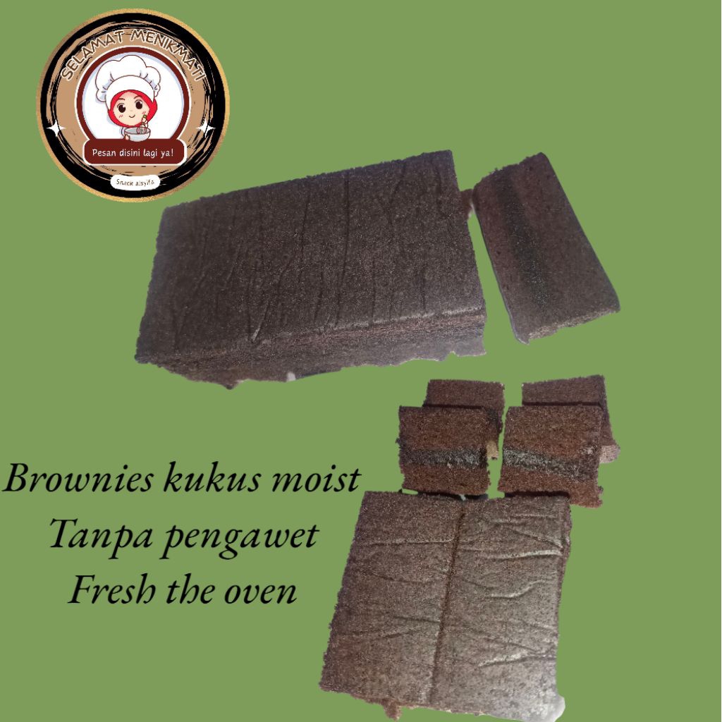 

brownies kukus moist rumahan