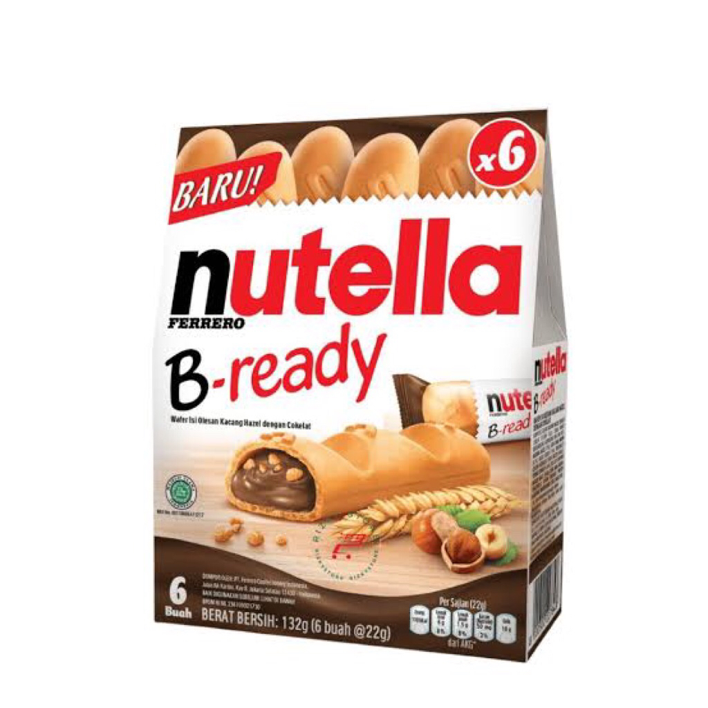 

Nutella B-Ready Ferrero isi 6pcs