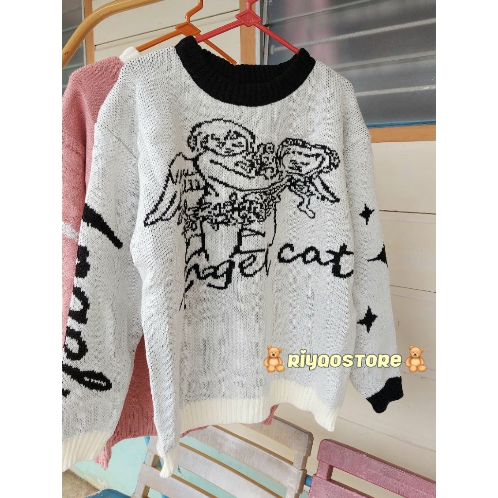 RIYAOSTORE – [ReadyStock] Angel Sweater | winter outfit 2026 | winter collection 2026 | winter holid