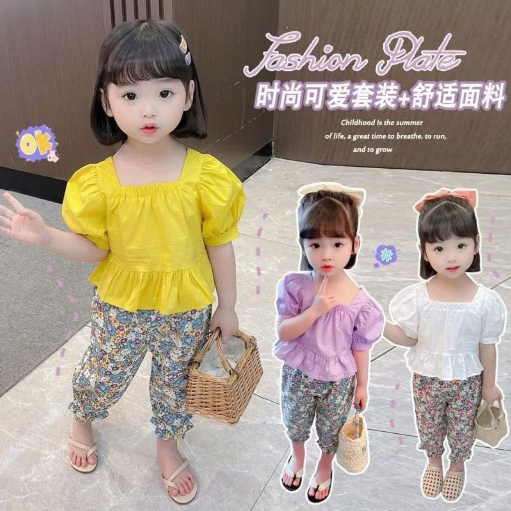 Setelan anak Celine / one set anak perempuan