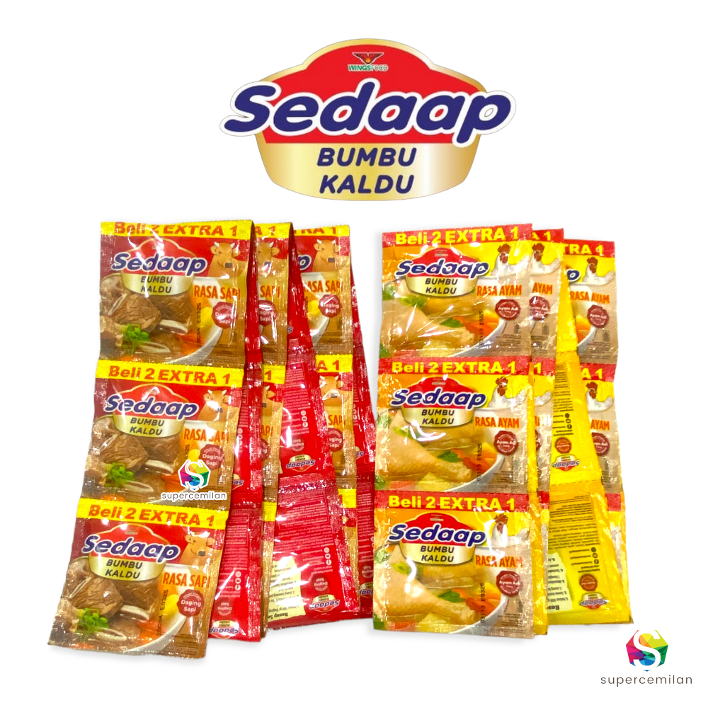 

Kaldu Sedap Sachet (Extra Promo) - Instan Penyedap - Food Lezat