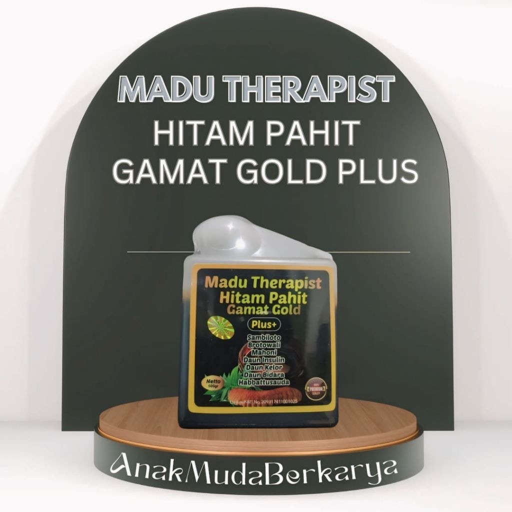 

Madu Therapist Hitam Pahit Gamat Gold Plus 500ml – Ramuan Herbal