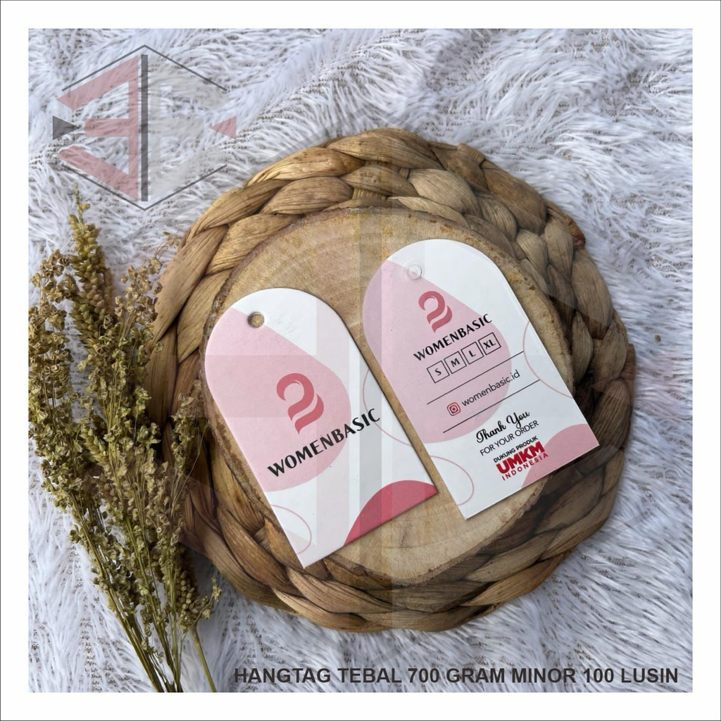 

label hangtag hang tag custom hangtag tebal Tag baju label hangt 700 gsm