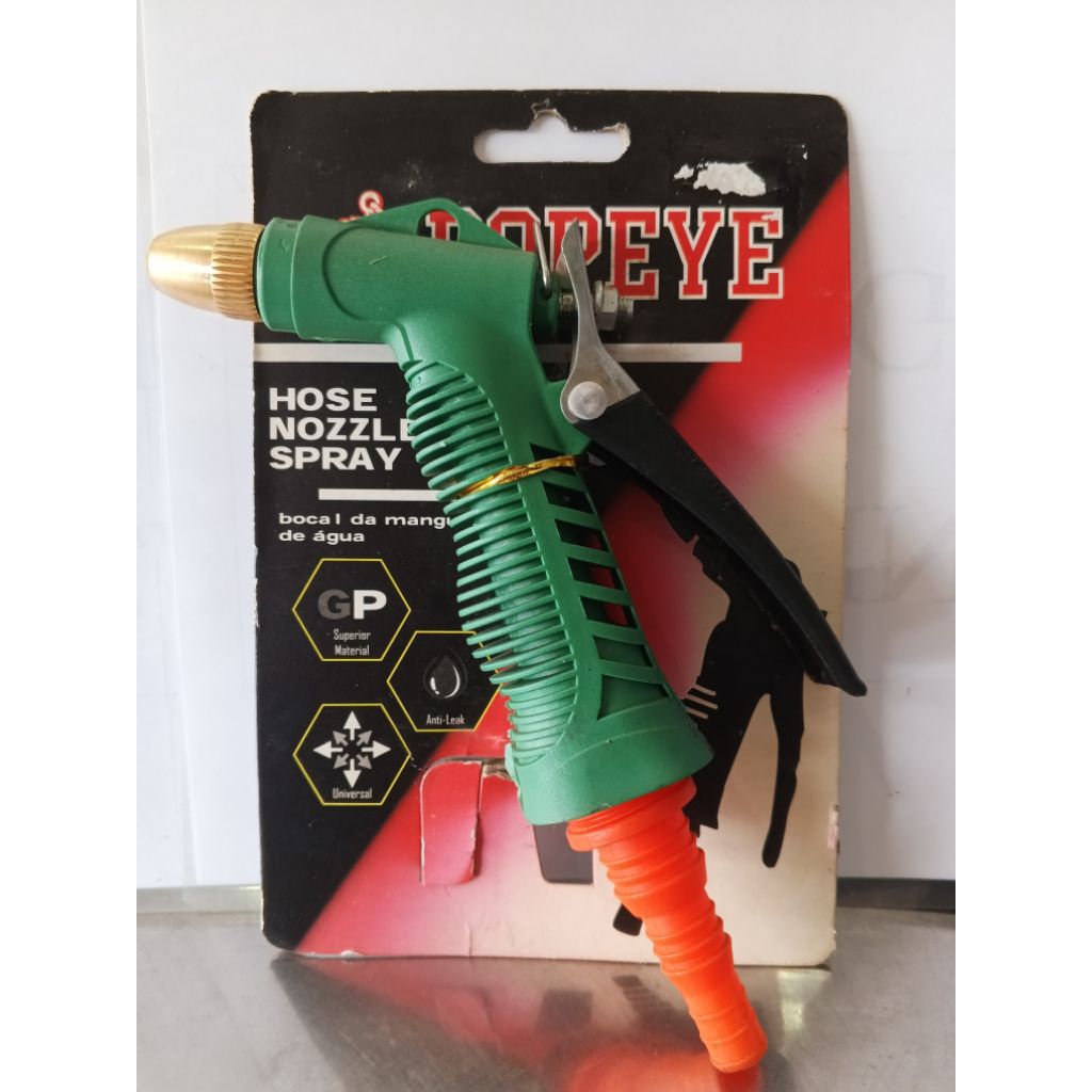 Semprotan Air Kapala Kuningan / Hose Nozzle spray - Popeye