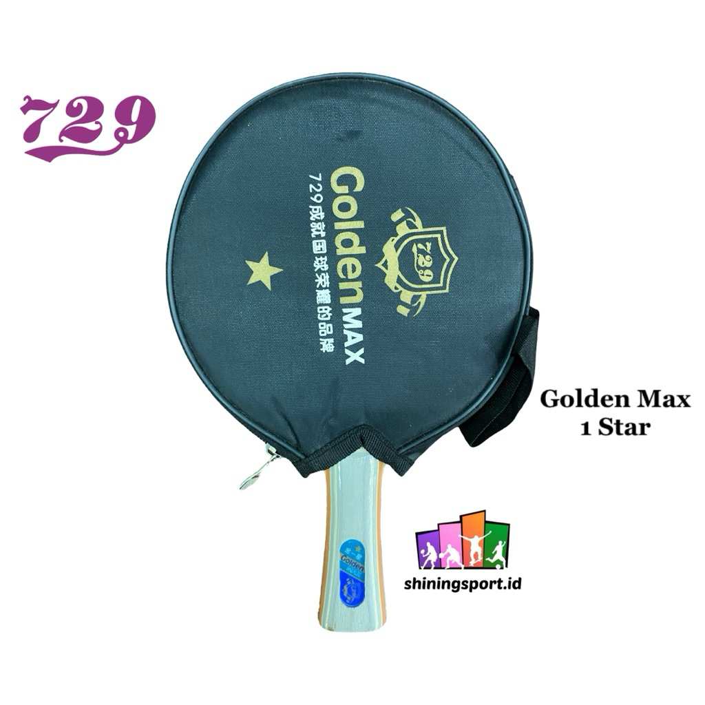 Bet Pingpong 729 Golden Max 1 Star (+ FREE HEAD COVER)