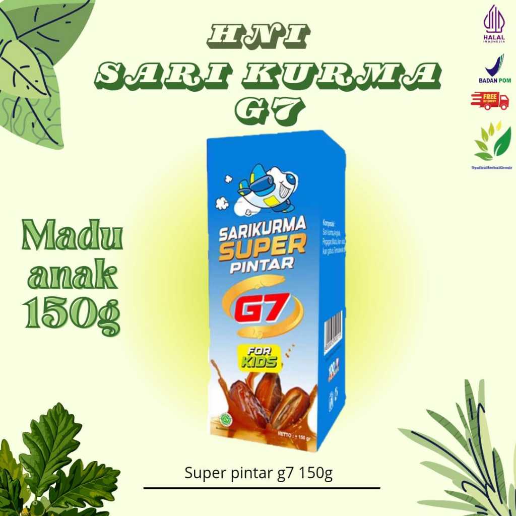 

Sari Kurma Madu Super Pintar G7 exp desember 2025