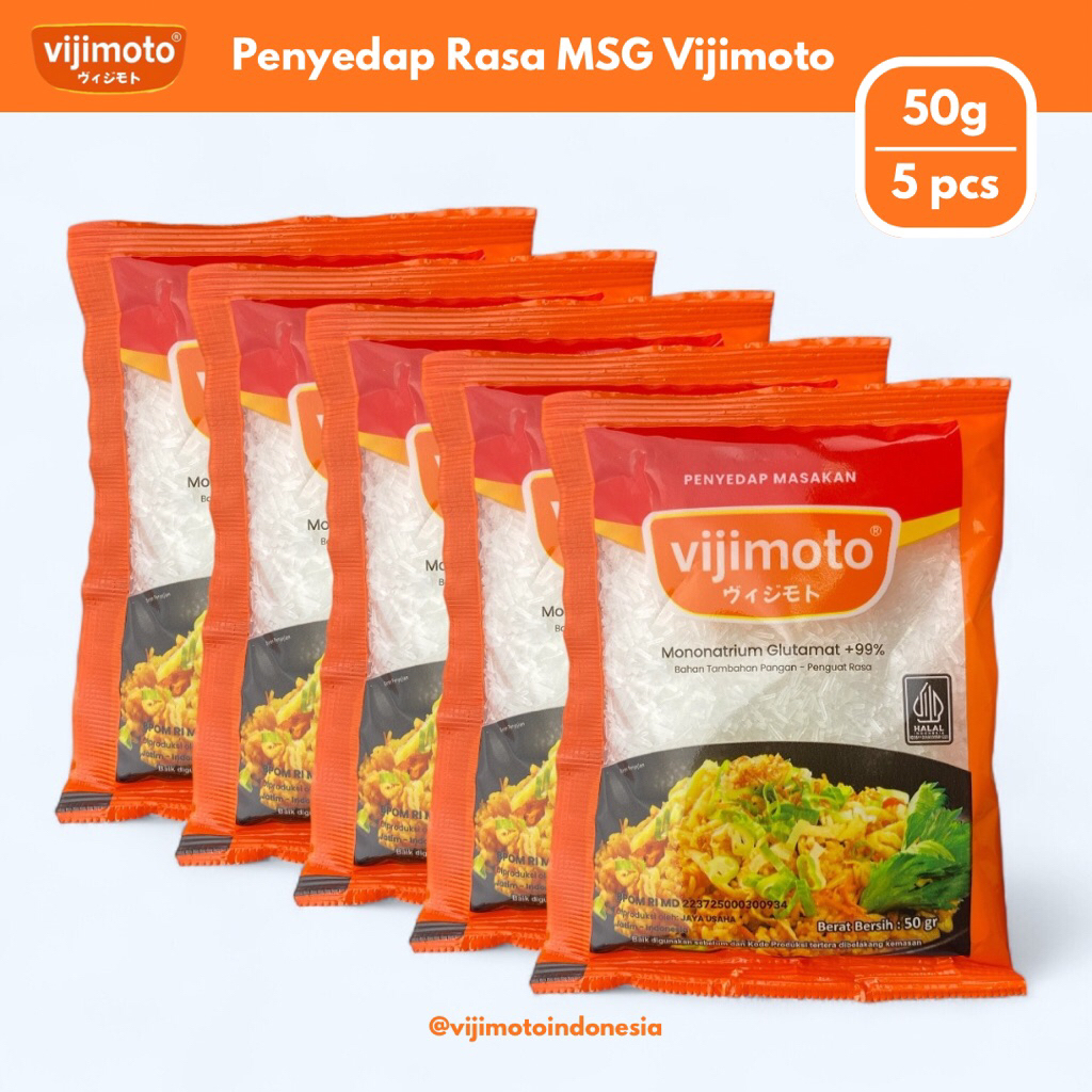 

VIJIMOTO - Penyedap Rasa MSG Vijimoto 50g (5 pcs) - Micin - MSG