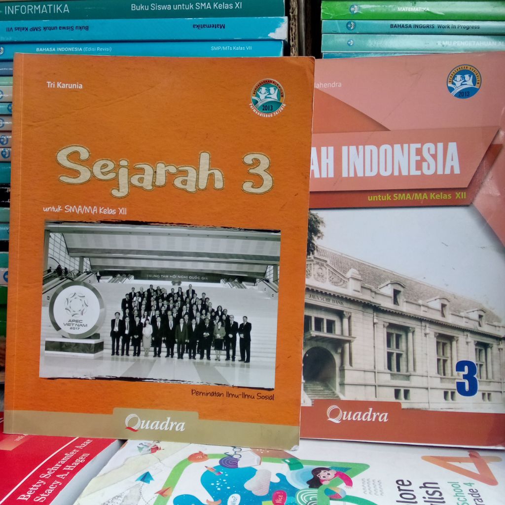 Buku Bekas Sejarah, Sejarah Indonesia. SMA MA Kelas XII Kurikulum 2013 edisi Penerbit Quadra