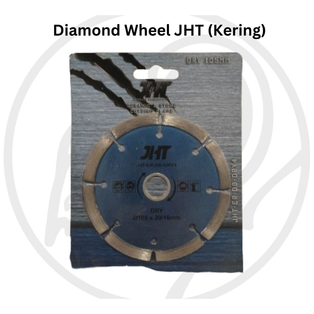 JHT Diamond Wheel Dry Mata Potong Keramik Kering Diamond Wheel Kering Diamond Wheel Murah