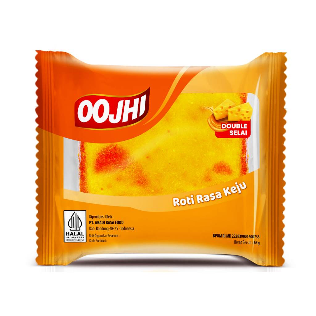 

Roti OOJHI Roti Bakar Doble Selai Rasa Keju 1 Dus Isi 60pcs