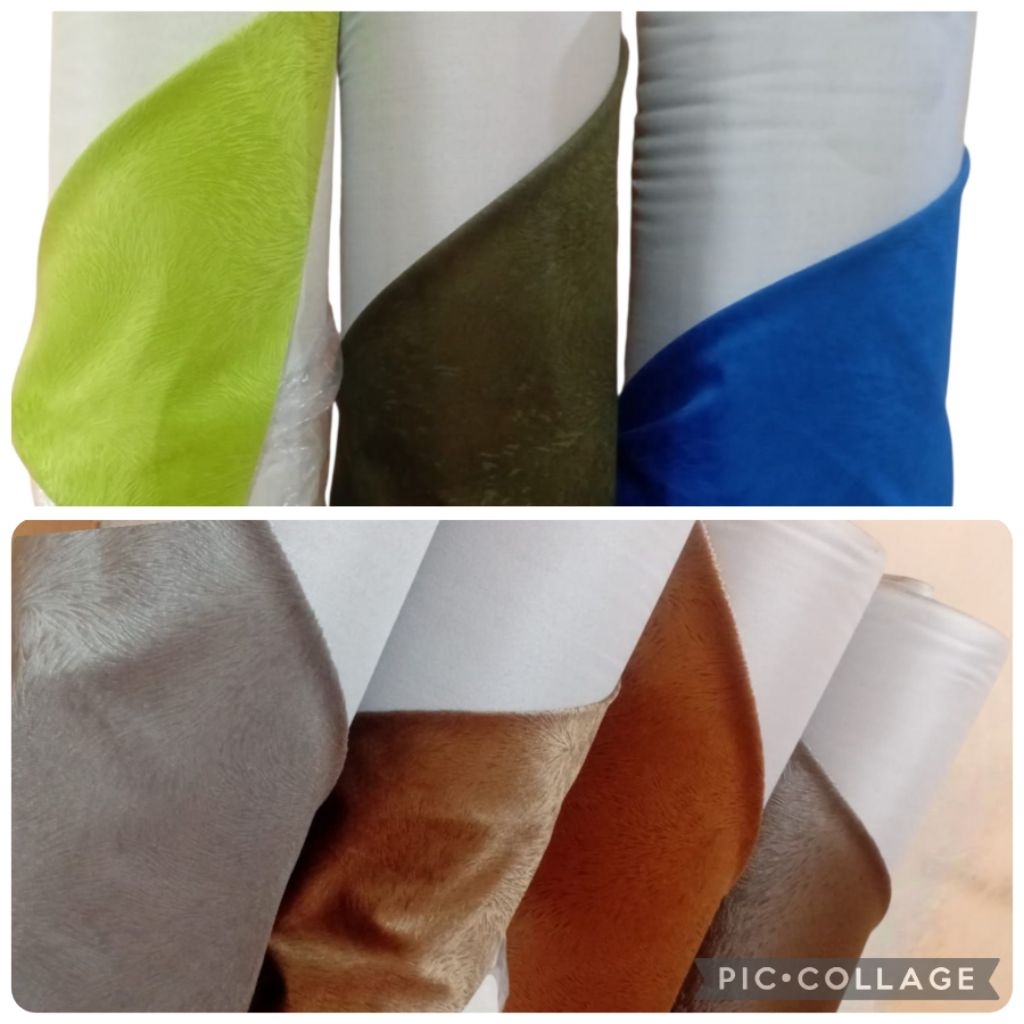 Kain Sofa Bludru Vegas - Bahan Kursi Sofa Bludru meteran - Kain Sofa Bludru Garuk Serat