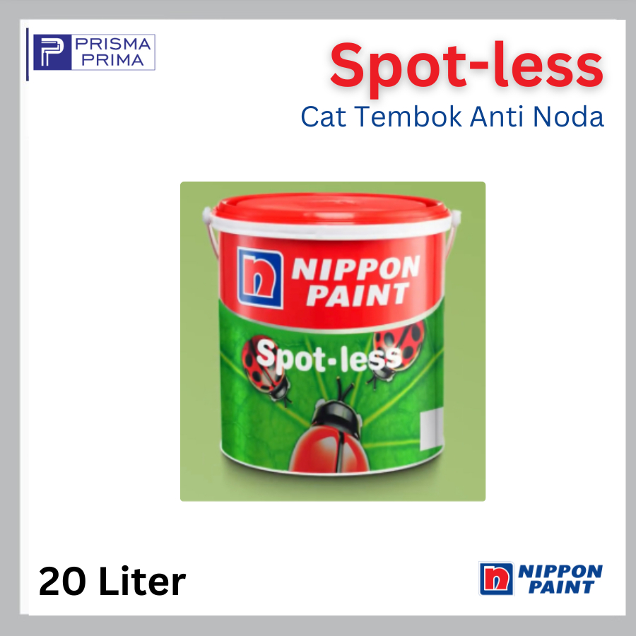 Cat Tembok Interior Anti Noda Nippon Spotless Nippon Paint Pail 20 Liter