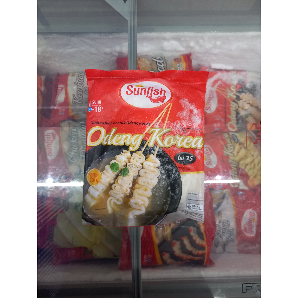 

Frozenfood SUNFISH Odeng Korea 500gr/Isi 35pcs