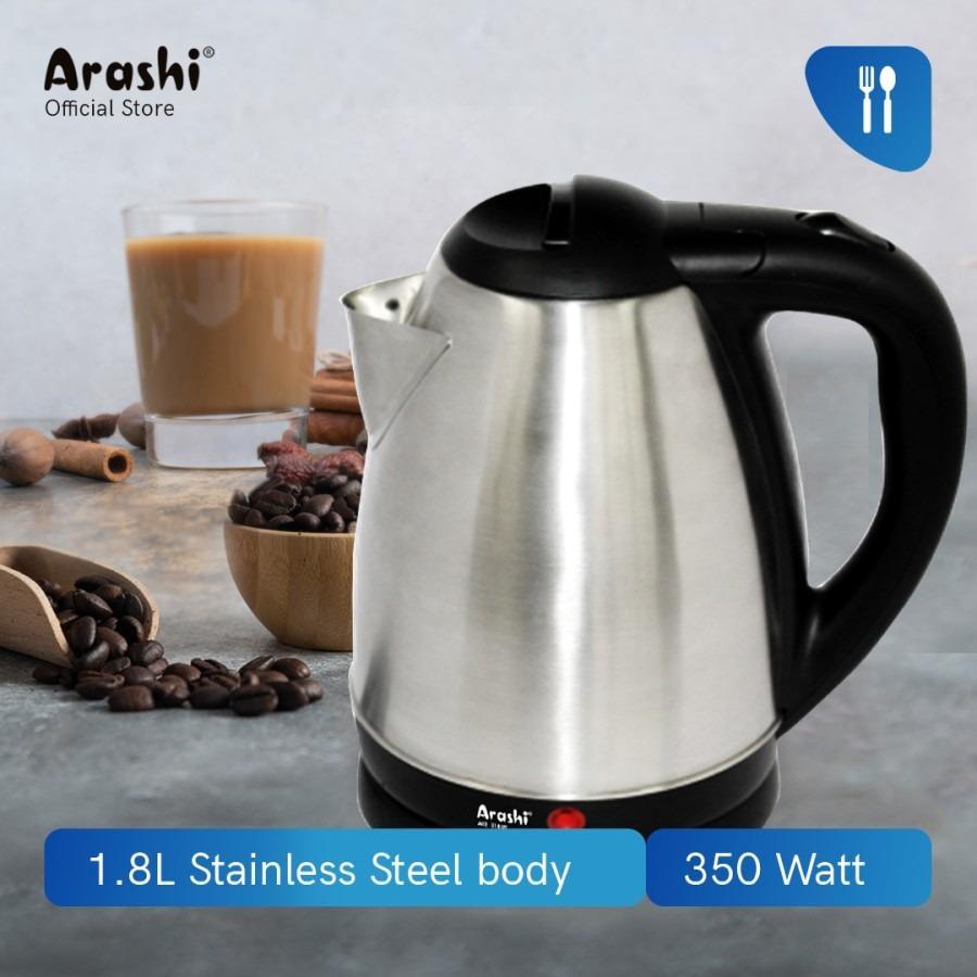 Teko Listrik / Electric Kettle Arashi AKE-S1802 / Elektrik Teko 1.8 lt