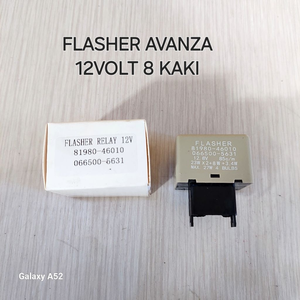 FLASHER AVANZA =INOVA=NMR 12VOLT 8 KAKI
