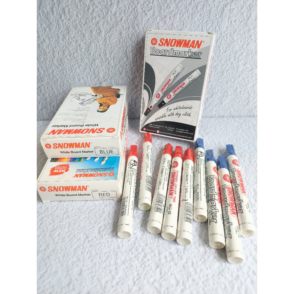 

Spidol Papan Tulis/ White Board SNOWMAN 1 Pcs
