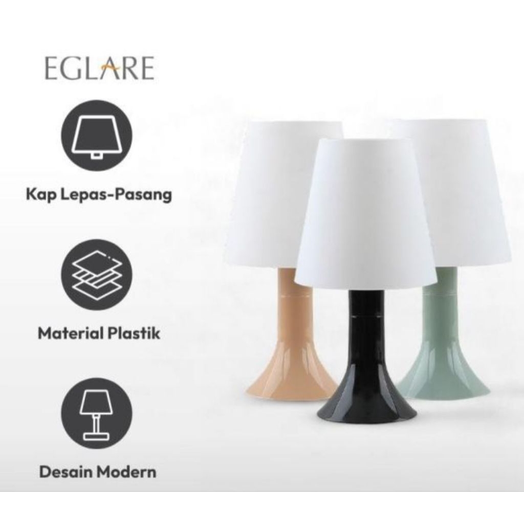 Eglare Lampu Meja