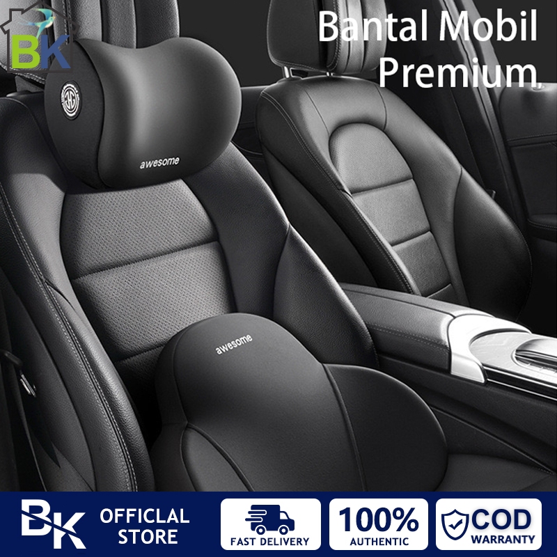 Bantal Leher Mobil bantal mobil bantal mobil set premium mewah Bantal Sandaran Mobil Bantal Leher da