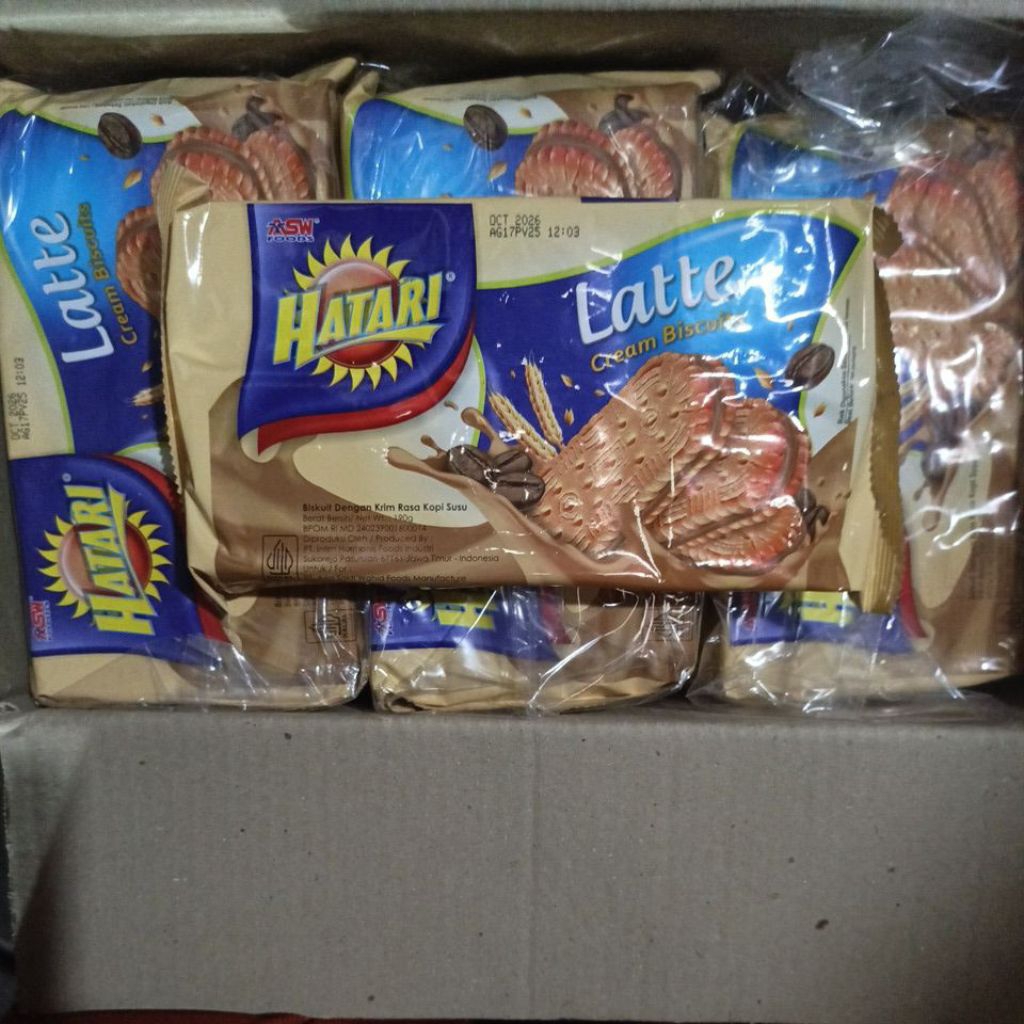 

HATARI LATTE CREAM BISCUITS 190GR