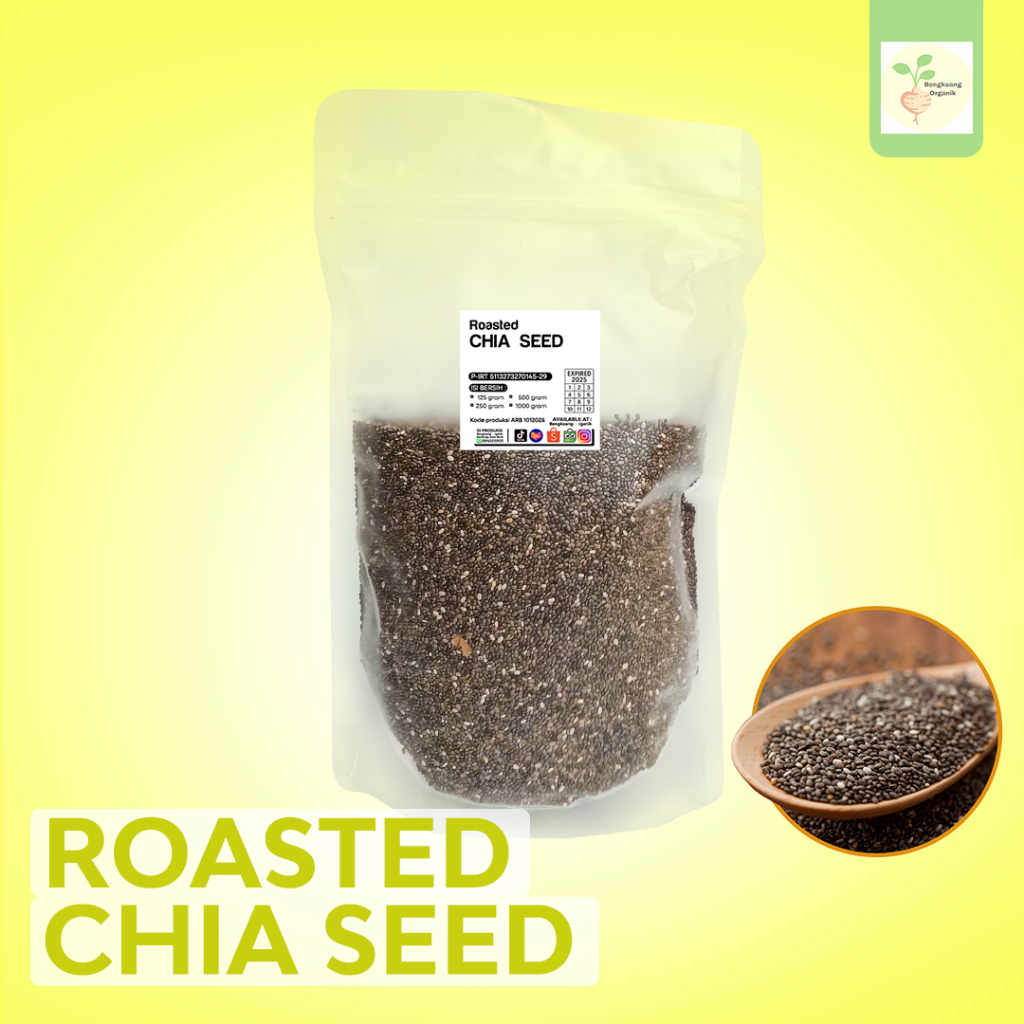 

Natural Chia Seed 125gr - Roasted