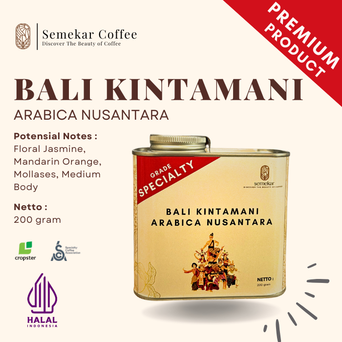 

Semekar Coffee - Kaleng Kopi Bali Kintamani Arabica Specialty Roasted Beans