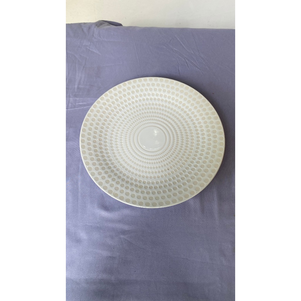 Piring Kaca Polkadot Ukuran Besar