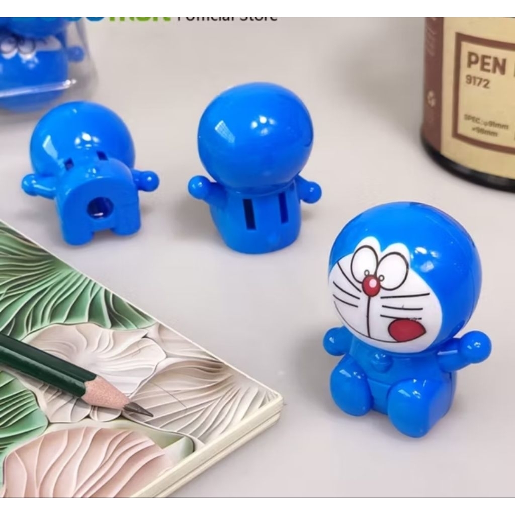 

1 PCS RAUTAN PENSIL KARAKTER DORAEMON/SERUTAN PENSIL DORAEMON LX 613 1 LUBANG MURAH