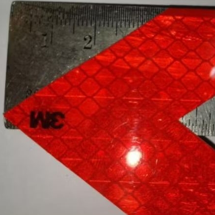 stiker reflektor 3m diamond 983 anak panah, bentuk panah
