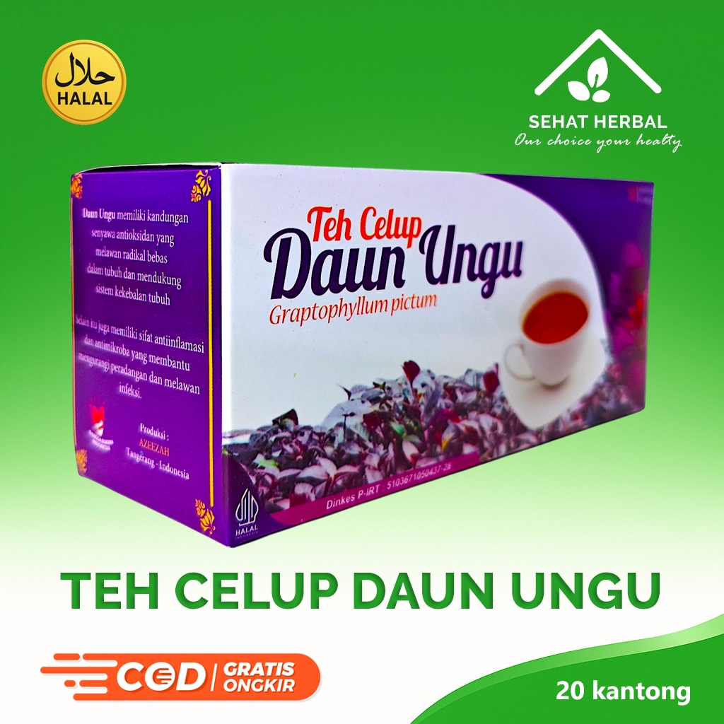 

Teh Celup Daun Ungu | Herbal Wasir dan Ambeien