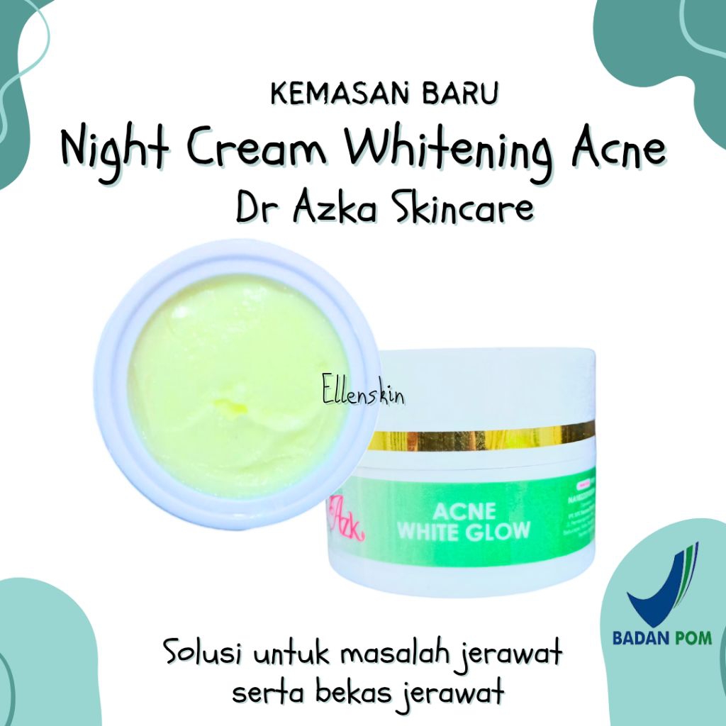 CREAM MALAM WHITENING ACNE DR AZKA SKINCARE