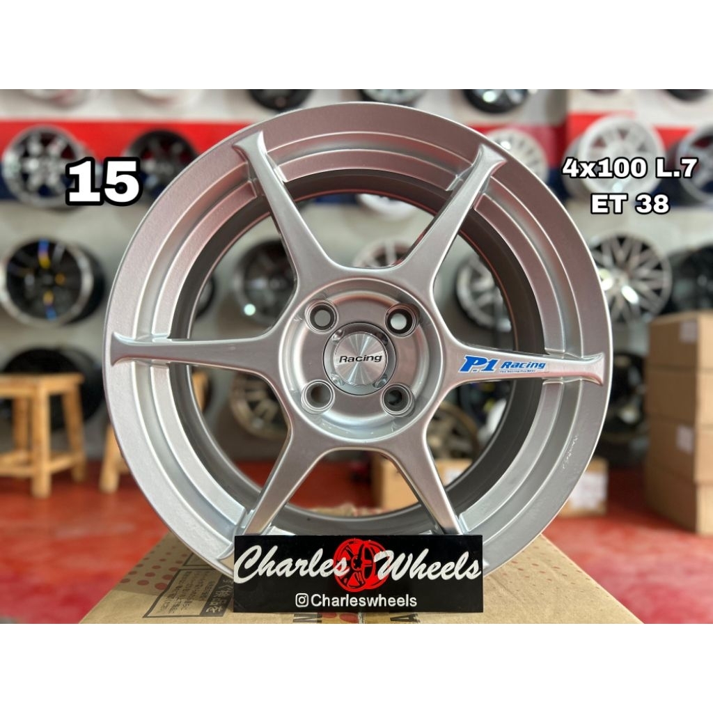 VELG P1 BUDDY CLUB RING 15 SILVER