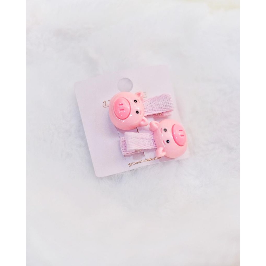 Jepit Mini Karakter pig