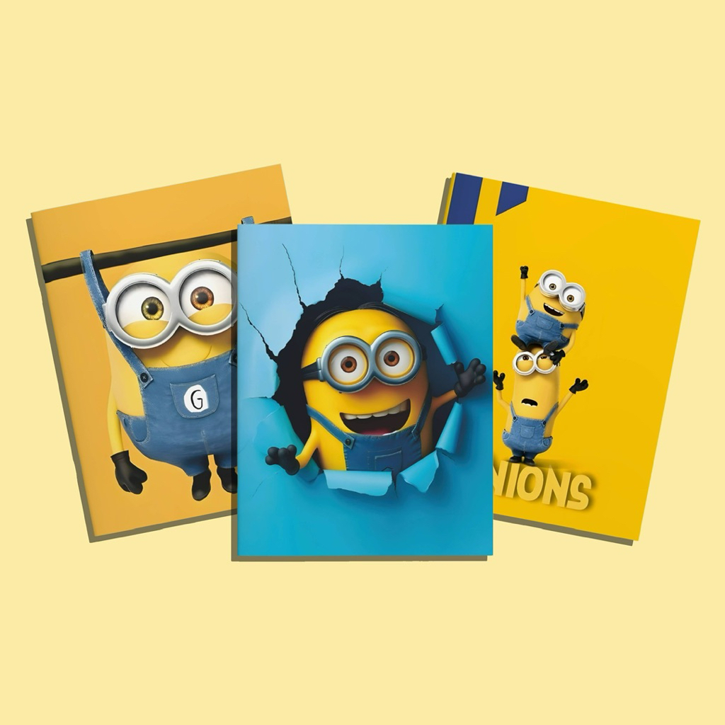 

NEW! BUKU TULIS MINIONS-BEBAS PILIH GAMBAR SAMPUL [100% ORIGINAL]