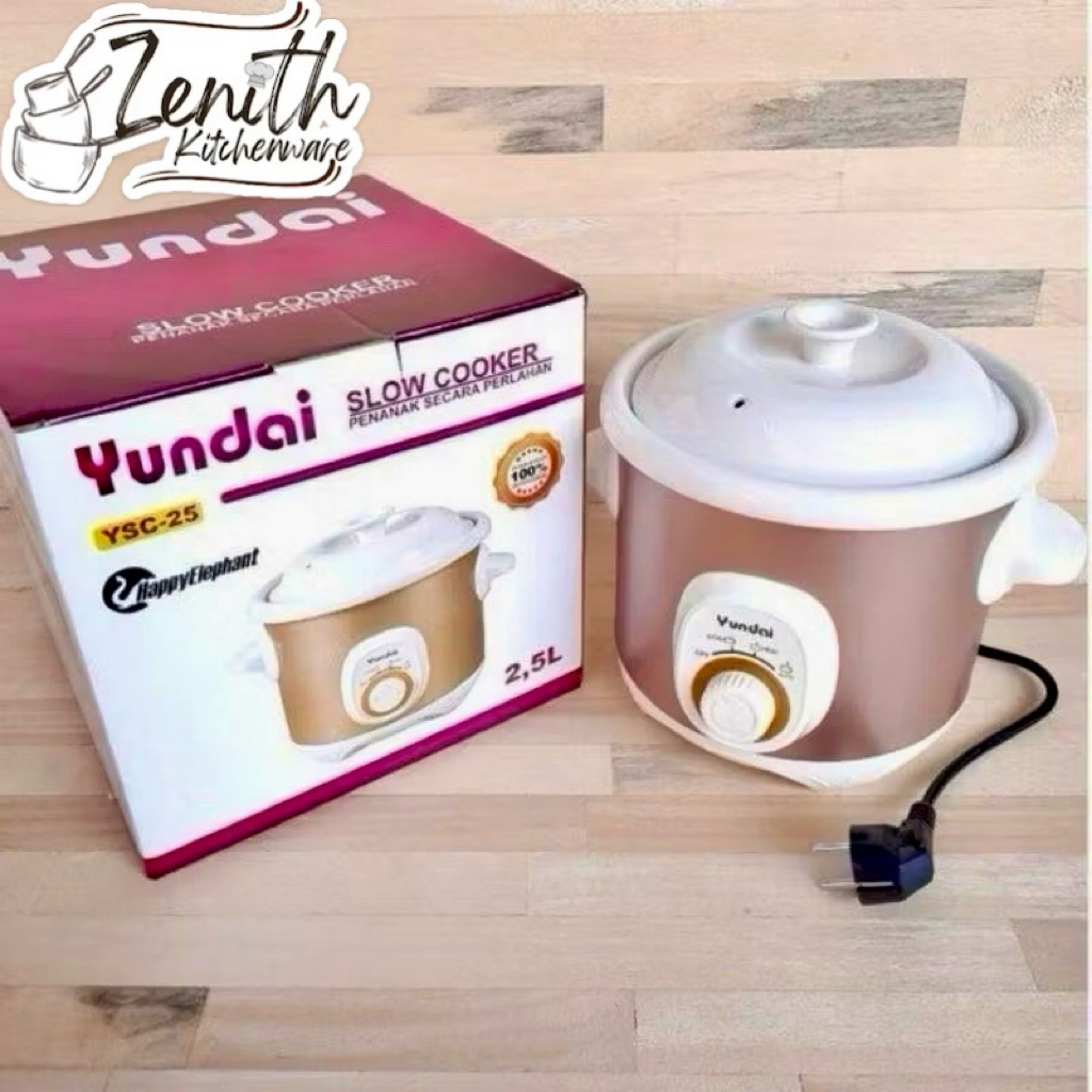 SLOW COOKER YUNDAI ORIGINAL/ MANWO/ PENANAK SECARA PERLAHAN